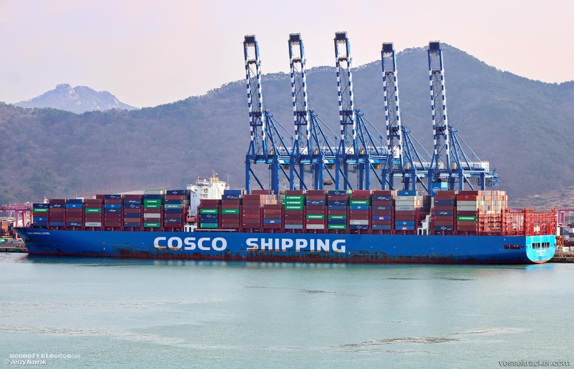 Cosco-Shipping-Sakura - Container Ship vessel registered in Hong Kong
