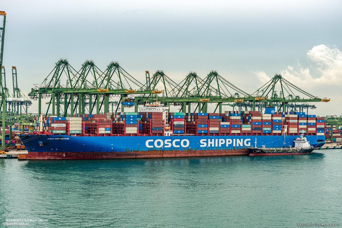 Cosco-Shipping-Rose - Container Ship vessel registered in Hong Kong