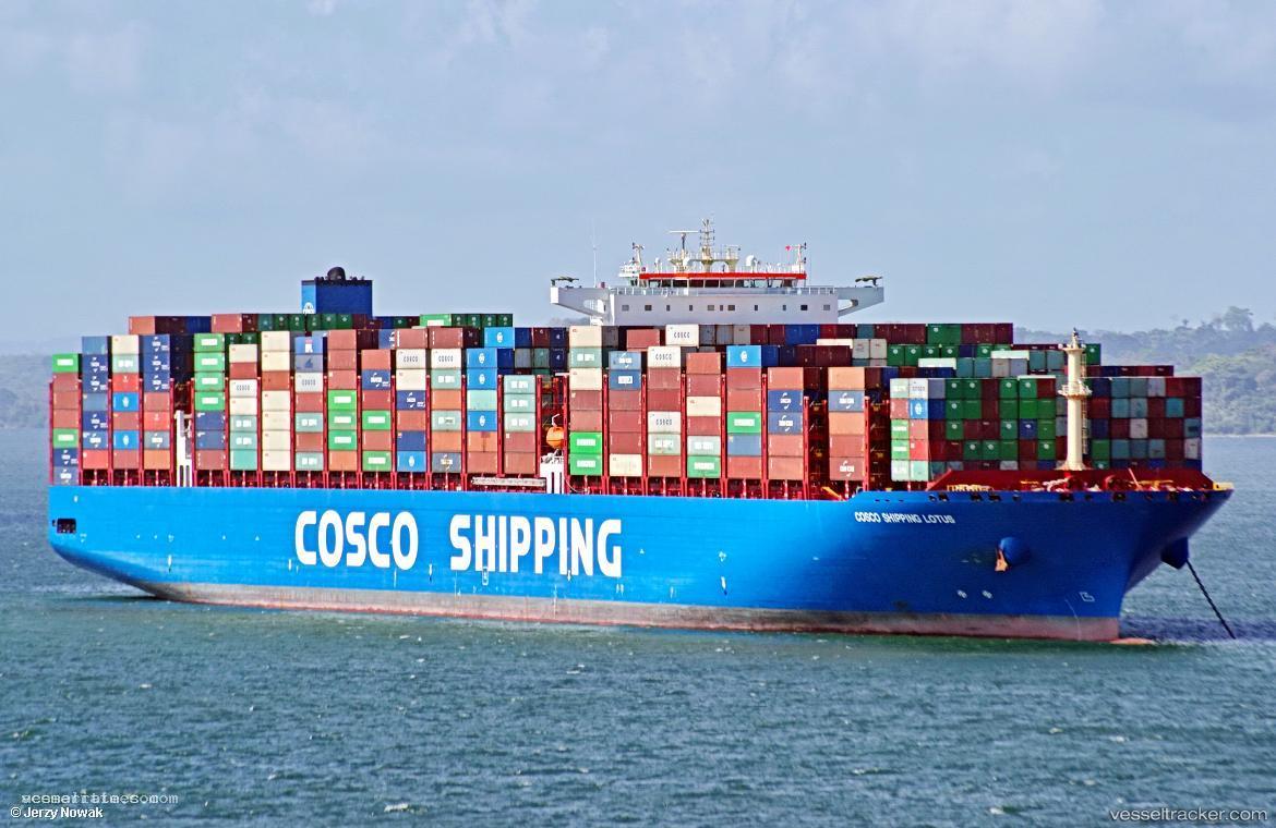 Cosco-Shipping-Lotus - Container Ship vessel registered in Hong Kong
