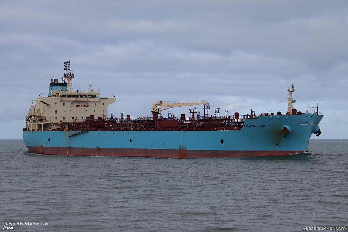Mearsk-Cancun - Chemical Oil Products Tanker vessel registered in Denmark