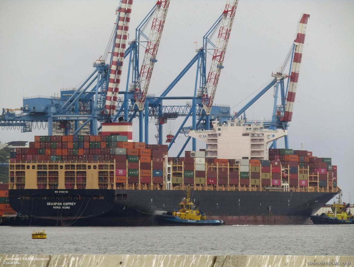 Seaspan-Osprey - Container Ship vessel registered in Hong Kong
