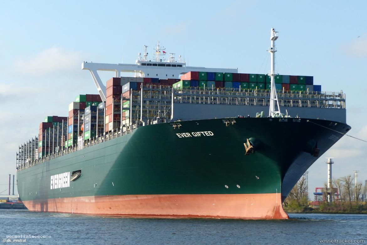 Ever-Gifted - Container Ship vessel registered in Singapore