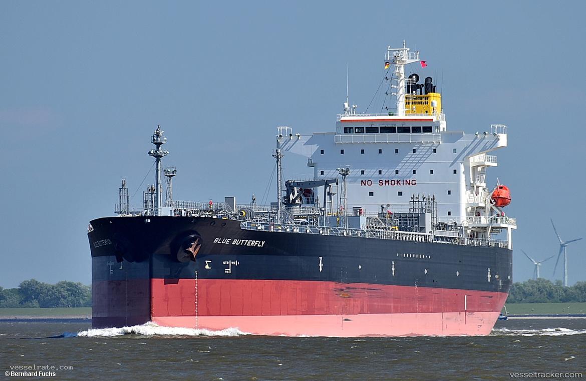 Blue-Butterfly - Chemical Oil Products Tanker vessel registered in Panama