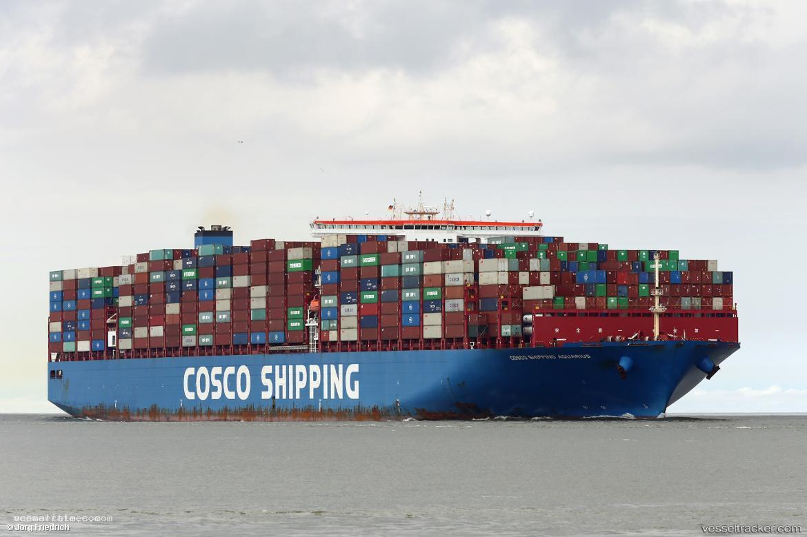 Cosco-Shipping-Aquarius - Container Ship vessel registered in Hong Kong