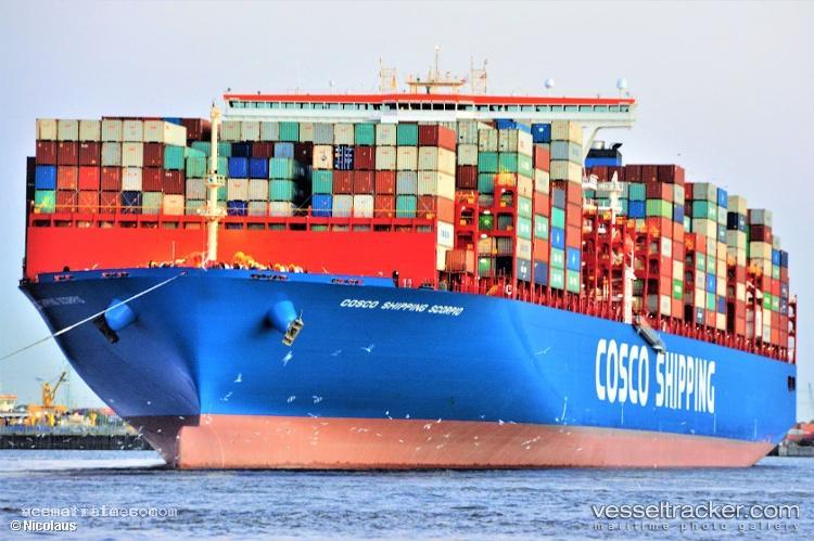 Cosco-Scorpio - Container Ship vessel registered in Hong Kong