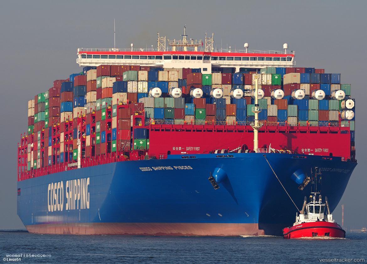 Cosco-Shipping-Pisces - Container Ship vessel registered in Hong Kong