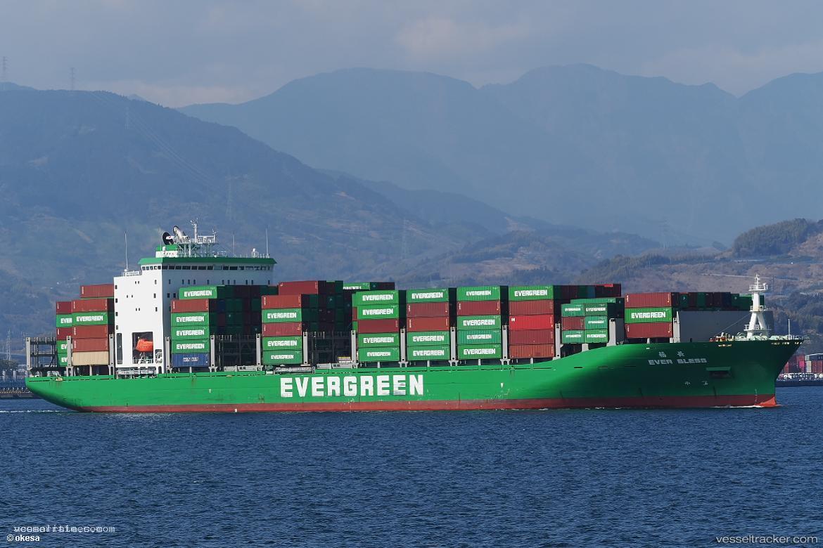 Ever-Bless - Container Ship vessel registered in Taiwan