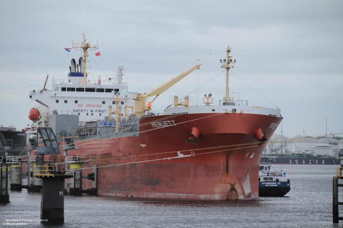Menuett - Chemical Oil Products Tanker vessel registered in Singapore