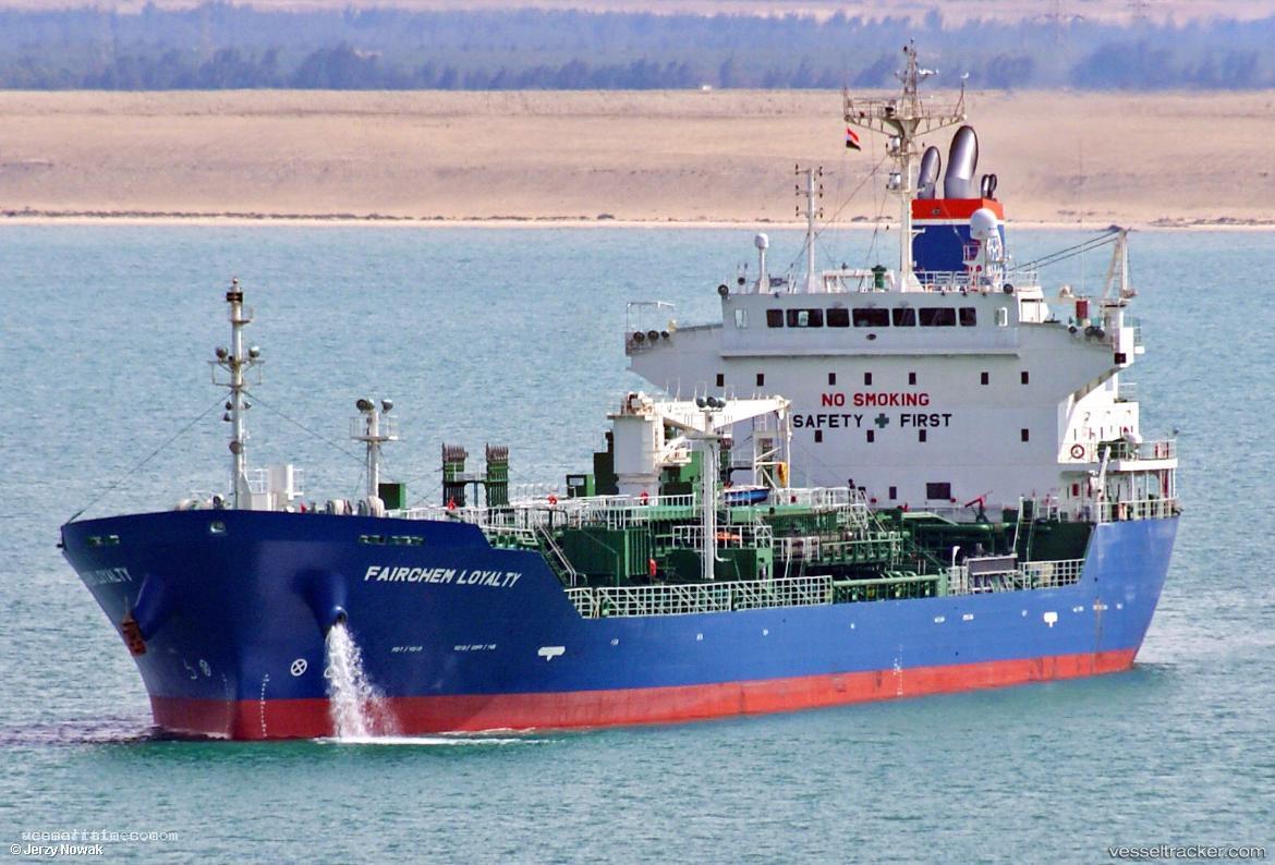 Fairchem-Loyalty - Chemical Oil Products Tanker vessel registered in Singapore
