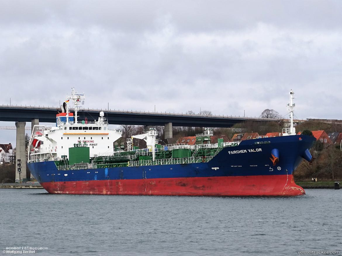 Fairchem-Valor - Chemical Oil Products Tanker vessel registered in Singapore