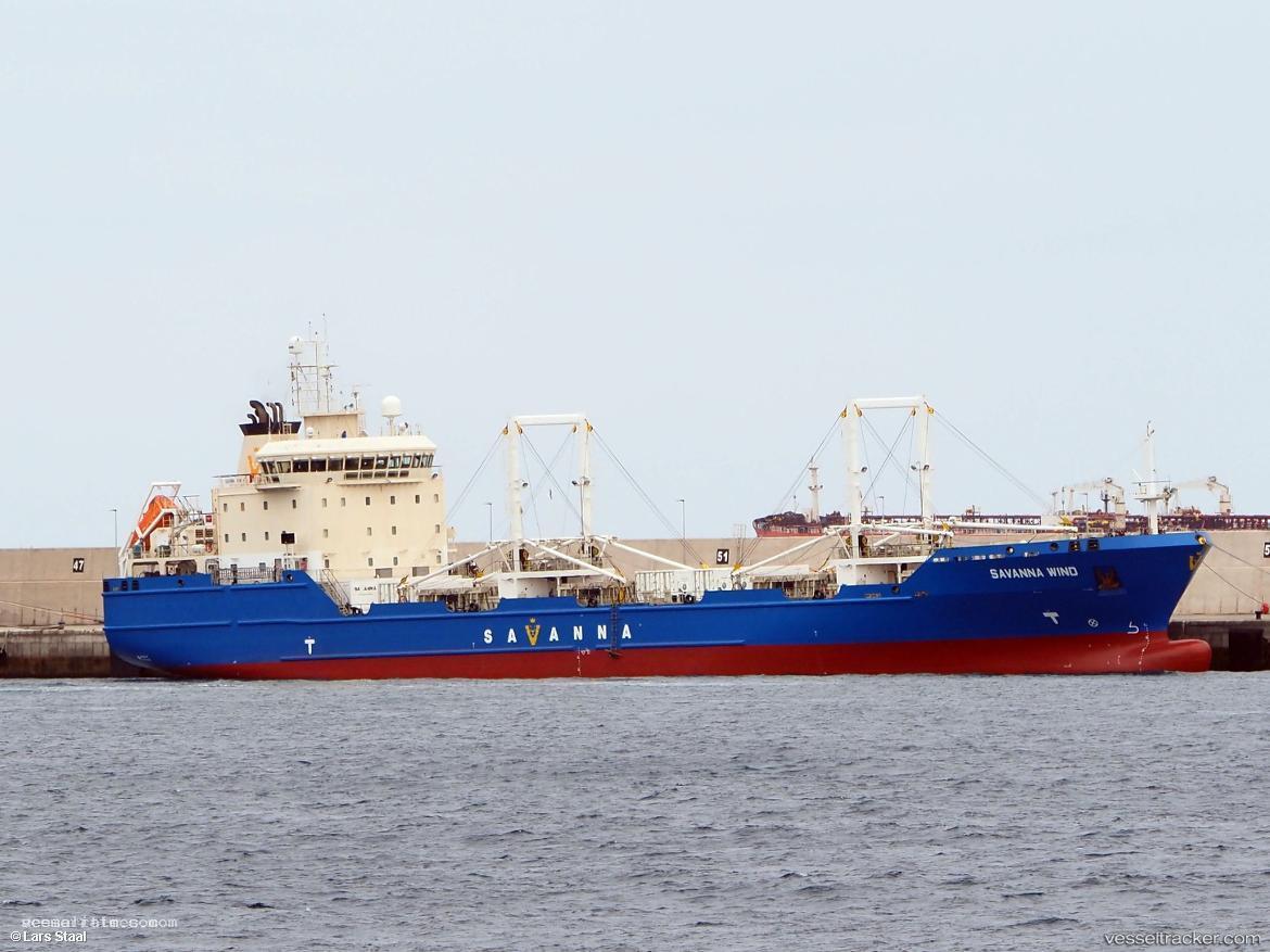 Savanna-Wind - Refrigerated Cargo Ship vessel registered in Bahamas