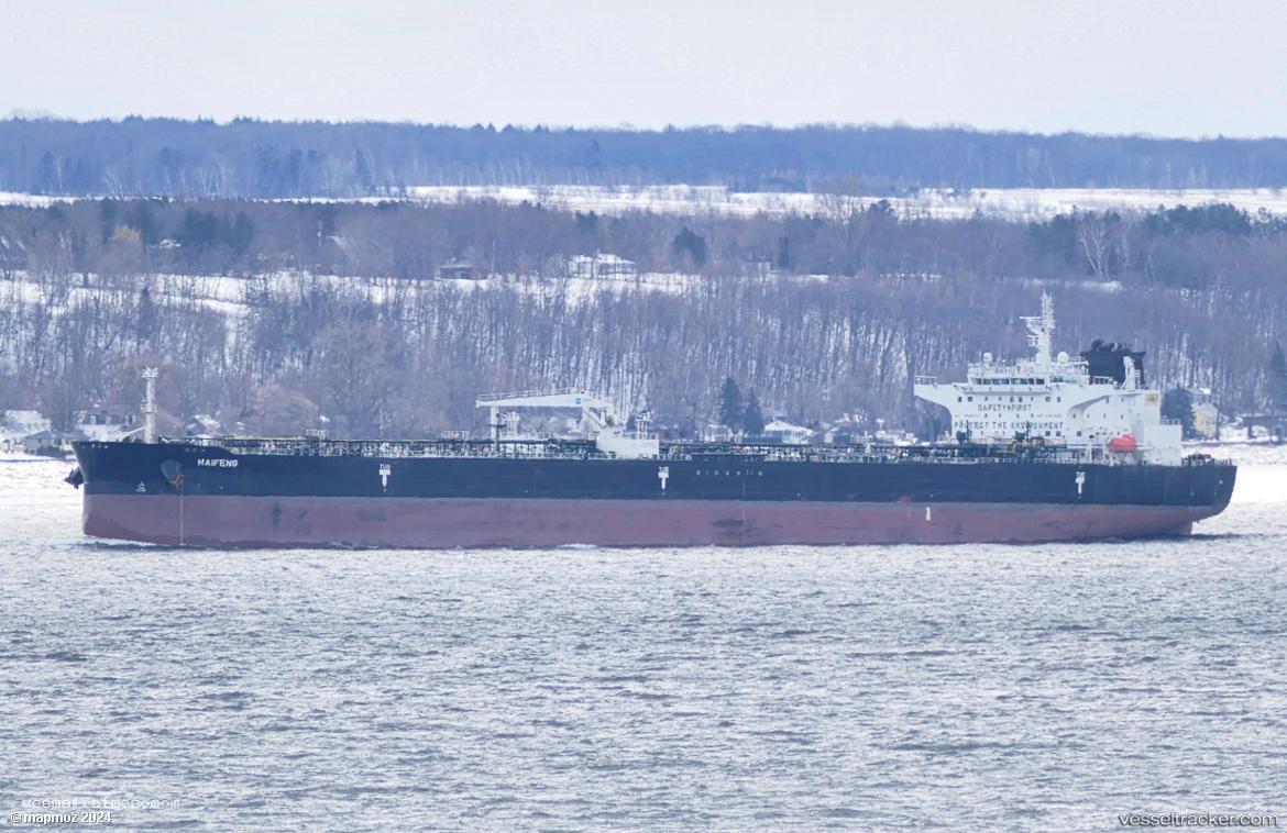 Haifeng - Crude Oil Tanker vessel registered in Liberia