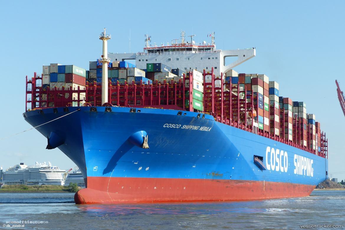 Cosco-Nebula - Container Ship vessel registered in Hong Kong
