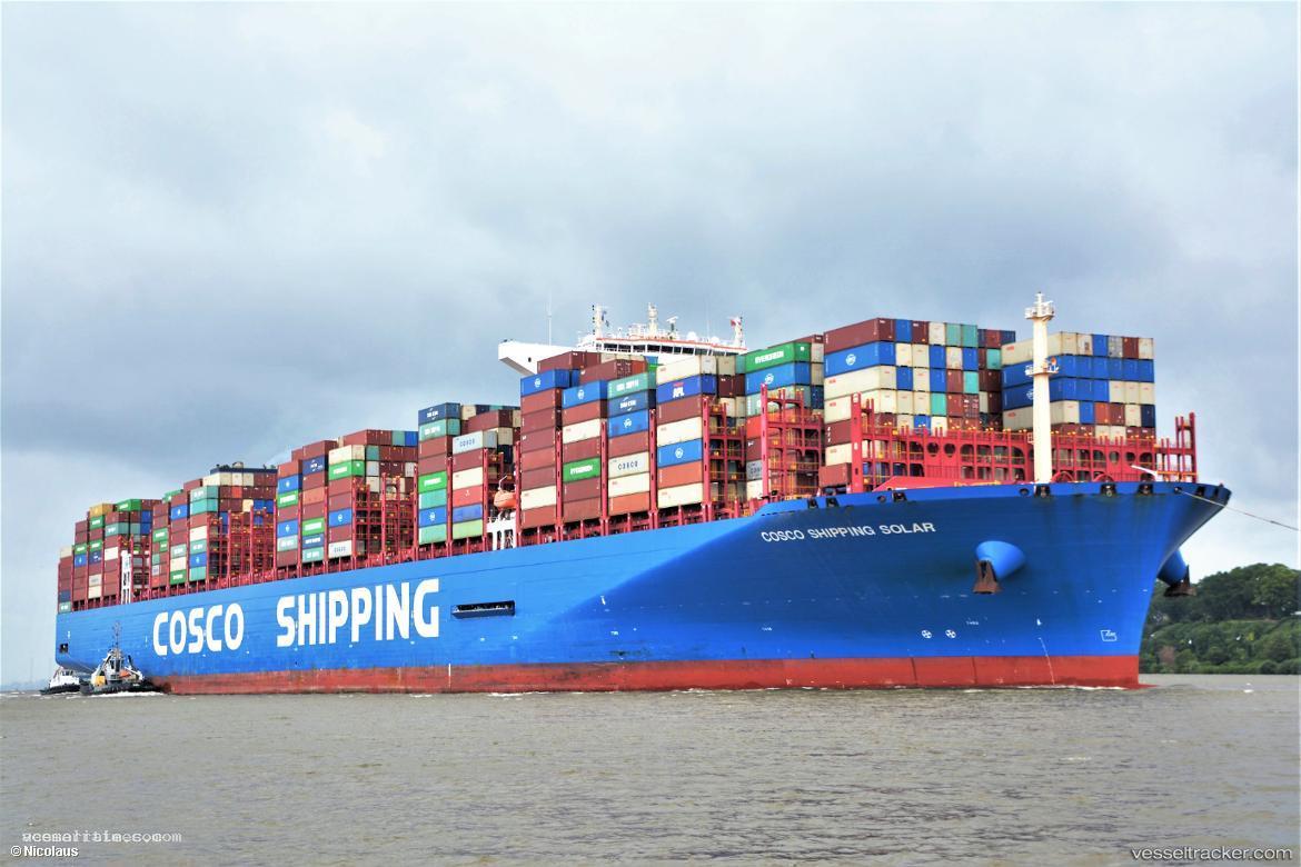 Cosco-Shipping-Solar - Container Ship vessel registered in Hong Kong