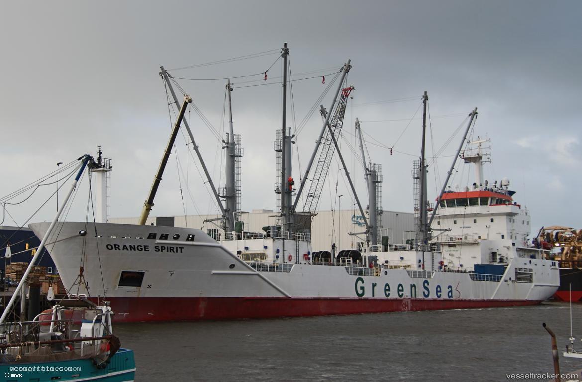 Orange-Spirit - Refrigerated Cargo Ship vessel registered in Bahamas