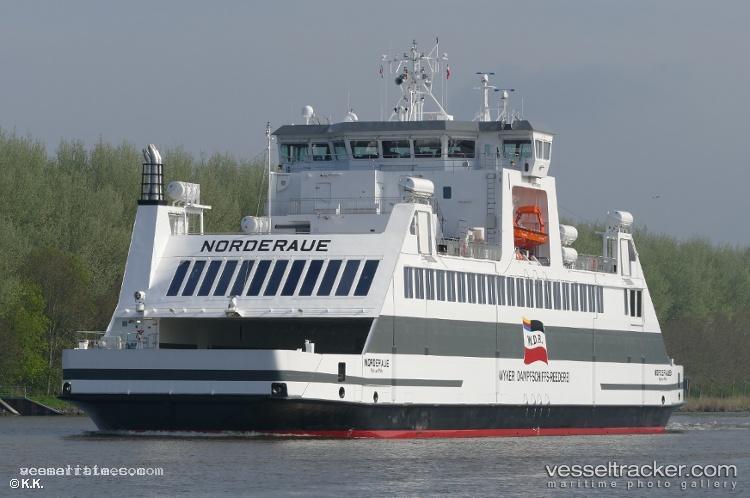 Norderaue - Passenger Ro Ro Cargo Ship vessel registered in Germany