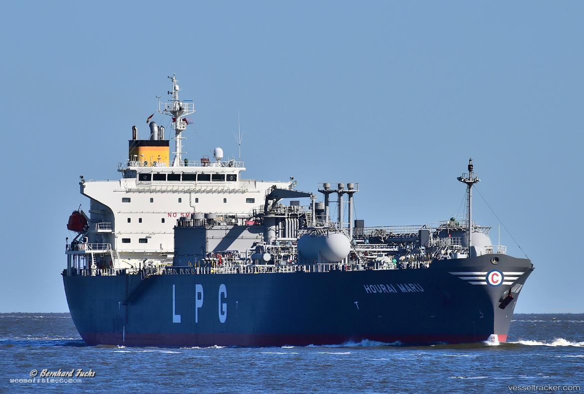 Hourai-Maru - Lpg Tanker vessel registered in Marshall Islands
