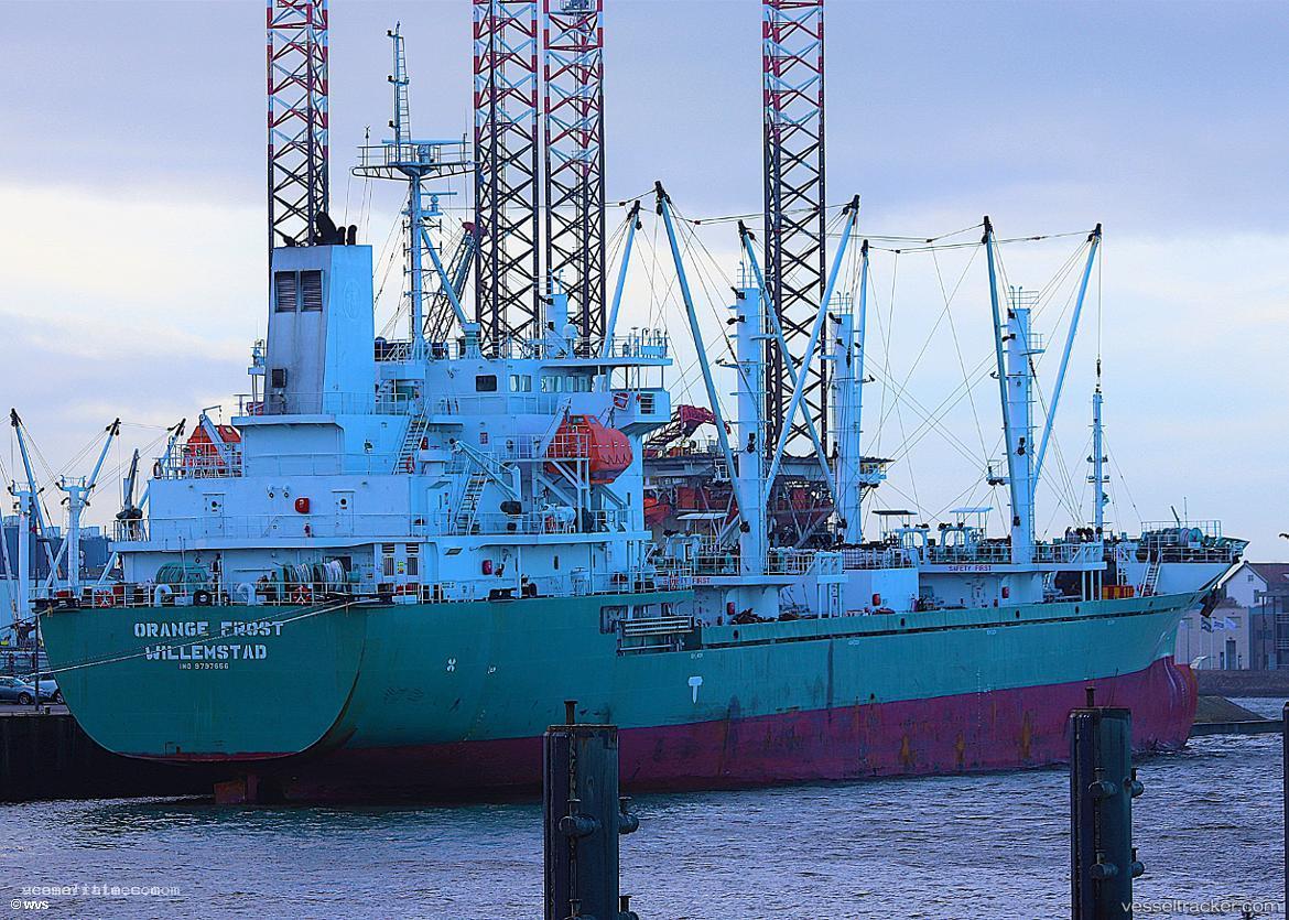 Orange-Frost - Refrigerated Cargo Ship vessel registered in Curacao
