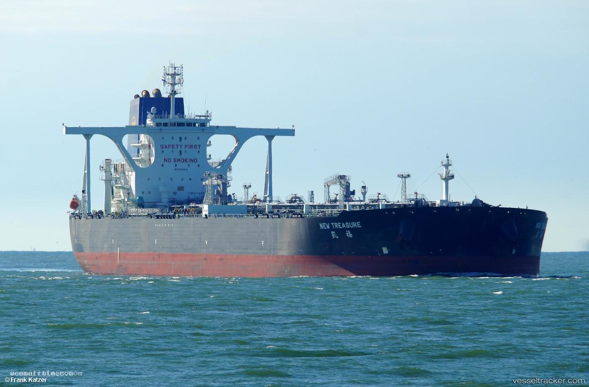 New-Treasure - Crude Oil Tanker vessel registered in Hong Kong