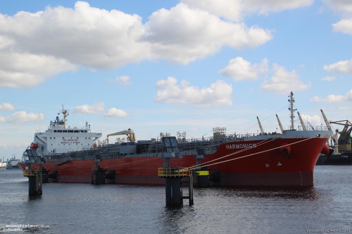 Harmonics - Chemical Oil Products Tanker vessel registered in Singapore