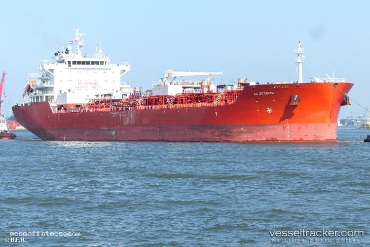 Sc-Scorpio - Chemical Oil Products Tanker vessel registered in Hong Kong