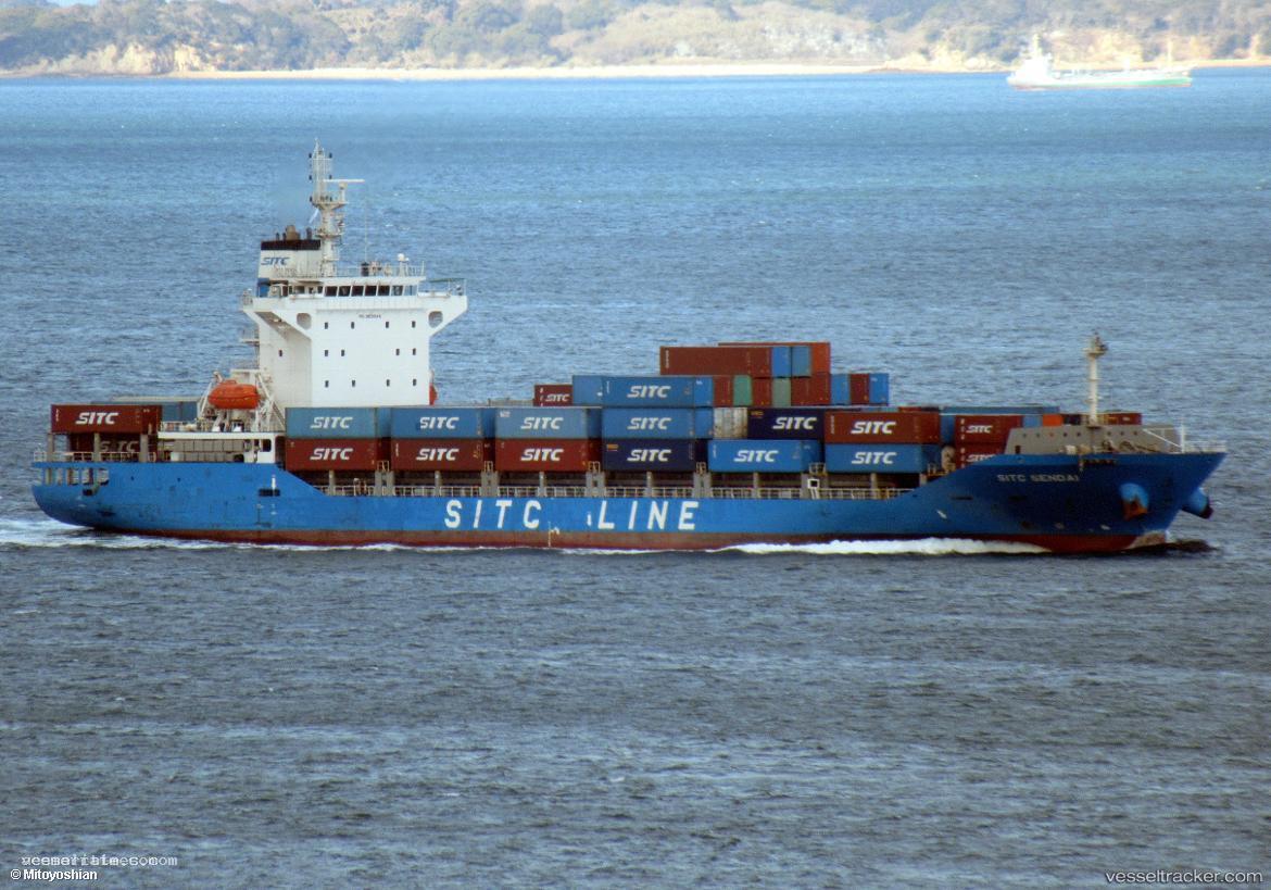 Sitc-Sendai - Container Ship vessel registered in Hong Kong