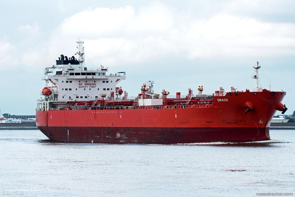 Draco - Chemical Oil Products Tanker vessel registered in Hong Kong