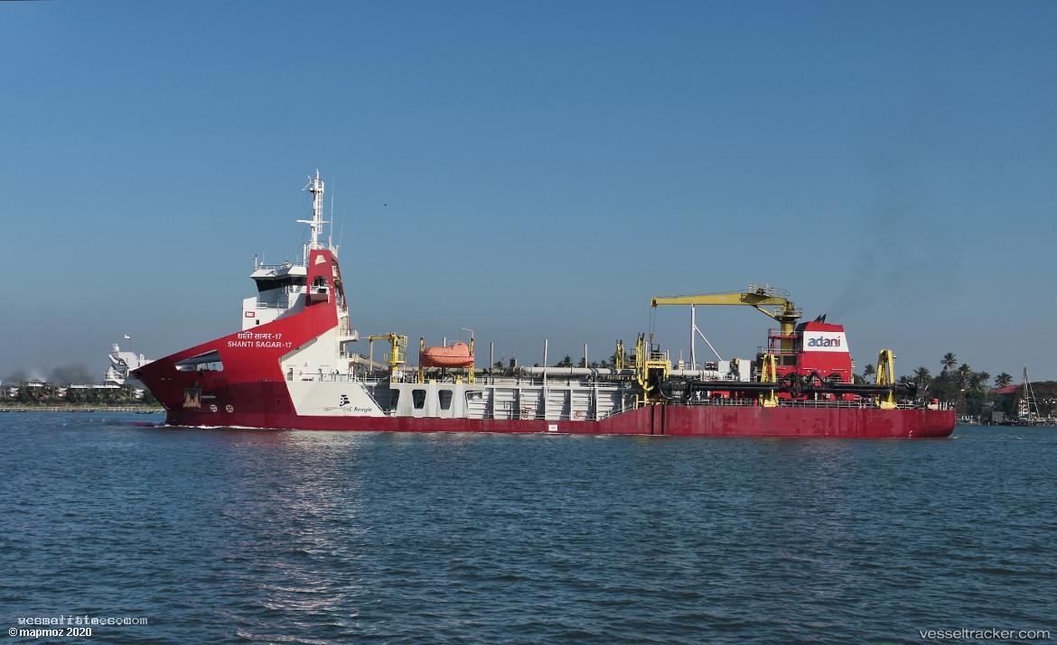 Shanti-Sagar-17 - Hopper Dredger vessel registered in India