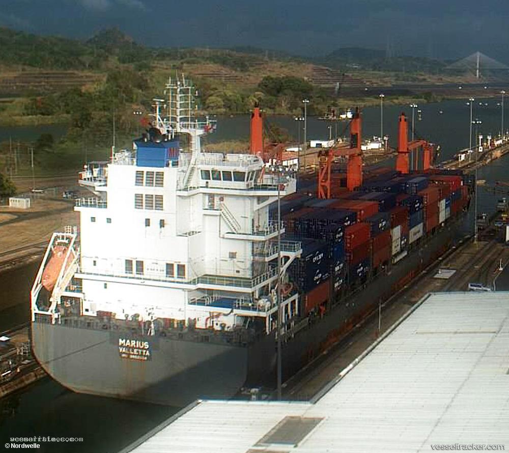 Marius - Container Ship vessel registered in France