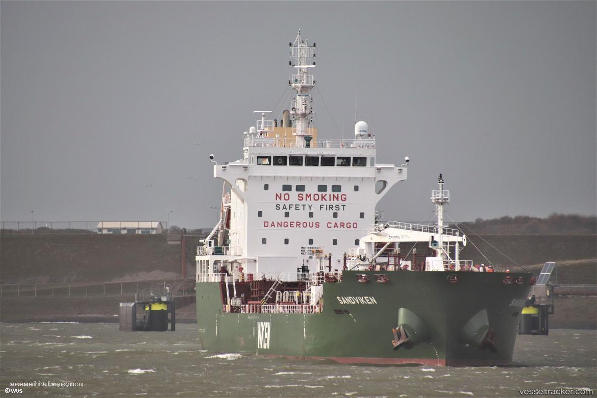 Sandviken - Chemical Oil Products Tanker vessel registered in France