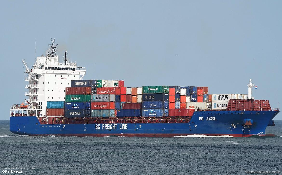 Bg-Jade - Container Ship vessel registered in Cyprus
