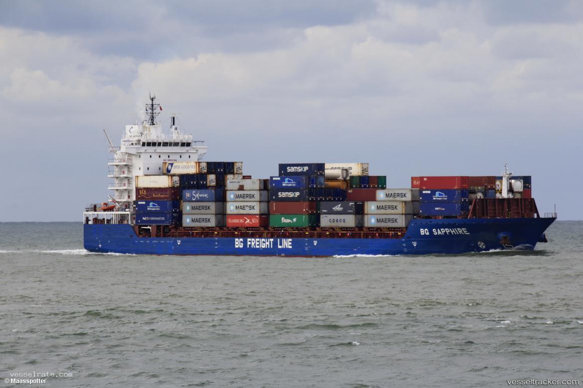 Bg-Sapphire - Container Ship vessel registered in Cyprus