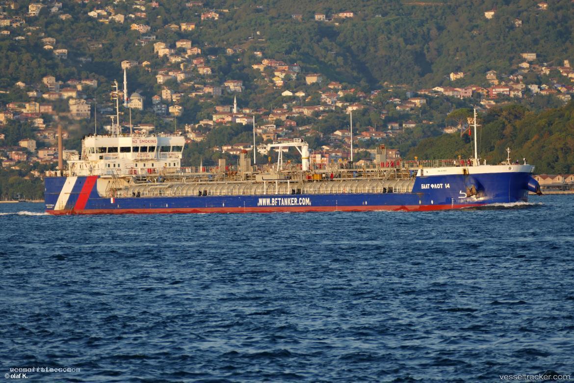 Milaniya - Chemical Oil Products Tanker vessel registered in Russia
