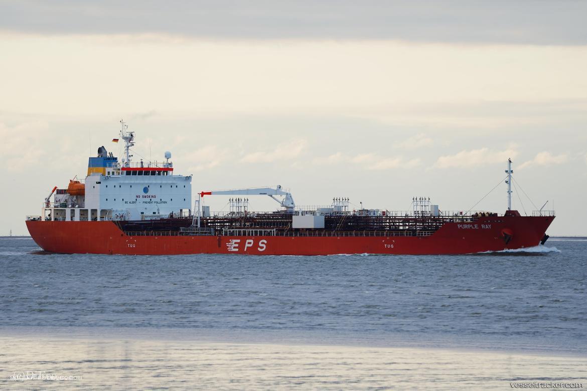Purple-Ray - Chemical Oil Products Tanker vessel registered in Liberia
