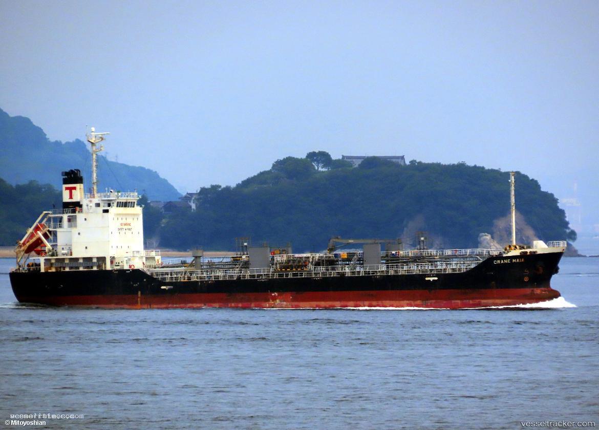 Crane-Maia - Chemical Oil Products Tanker vessel registered in Panama