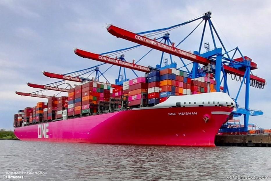 One-Meishan - Container Ship vessel registered in Japan