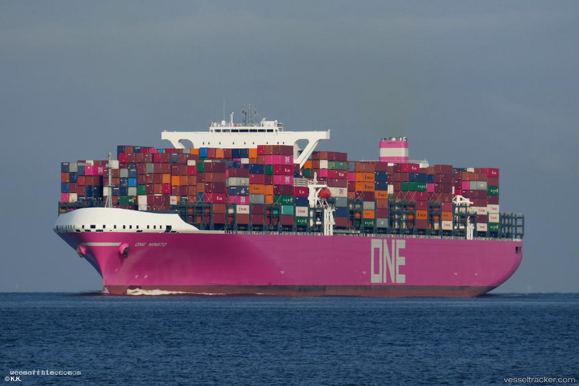 One-Minato - Container Ship vessel registered in Japan