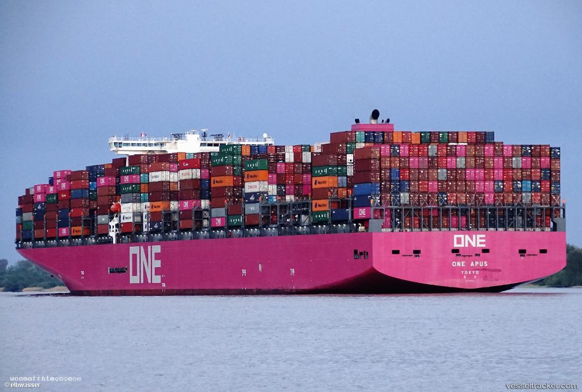 One-Apus - Container Ship vessel registered in Japan