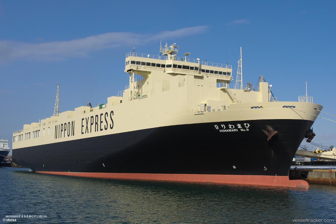 Himawari-9 - Vehicles Carrier vessel registered in Japan