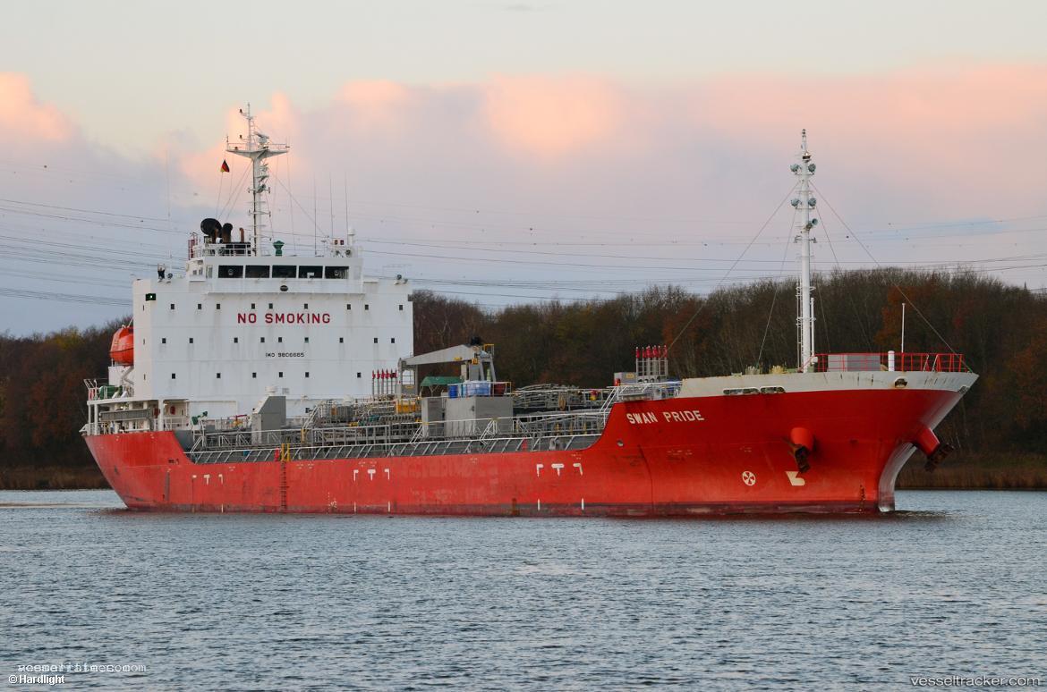 Swan-Pride - Chemical Oil Products Tanker vessel registered in Singapore