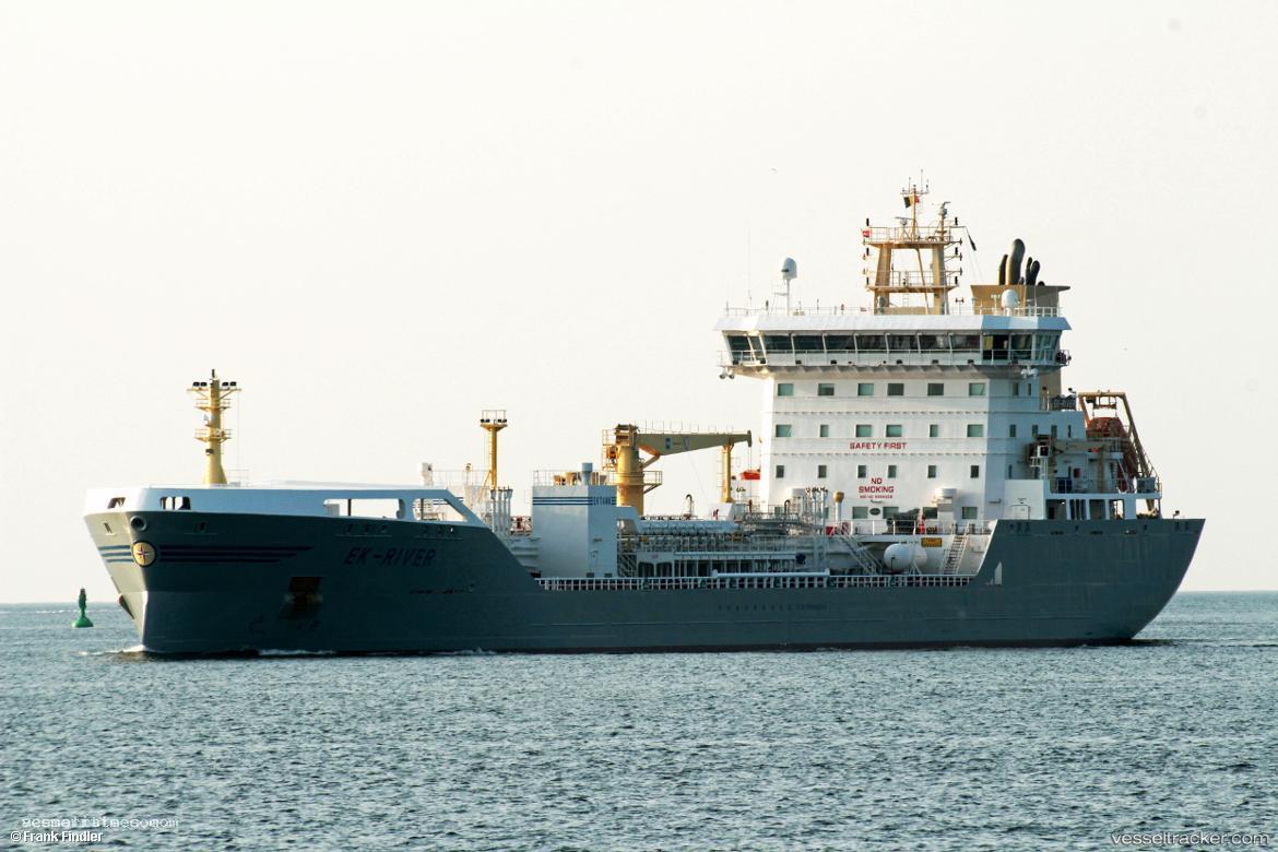 Ek-river - Chemical Oil Products Tanker vessel registered in Norway