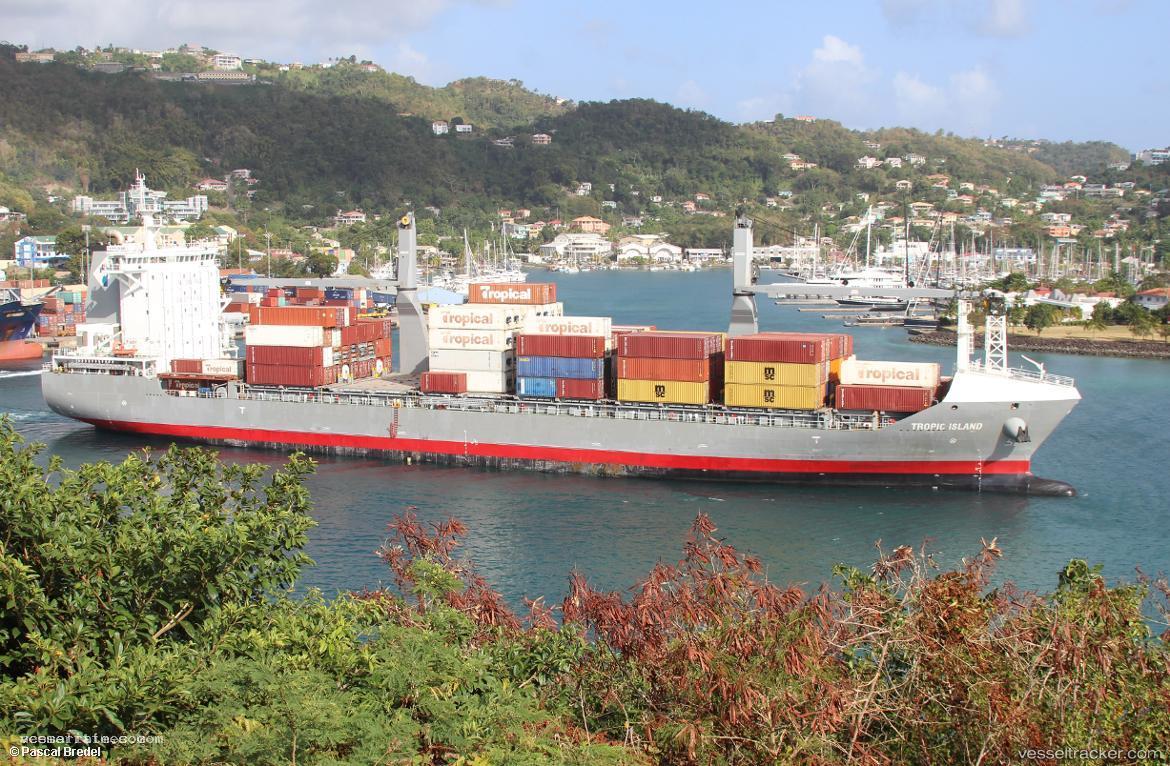Tropic-Island - Container Ship vessel registered in Saint Vincent and the Grenadines