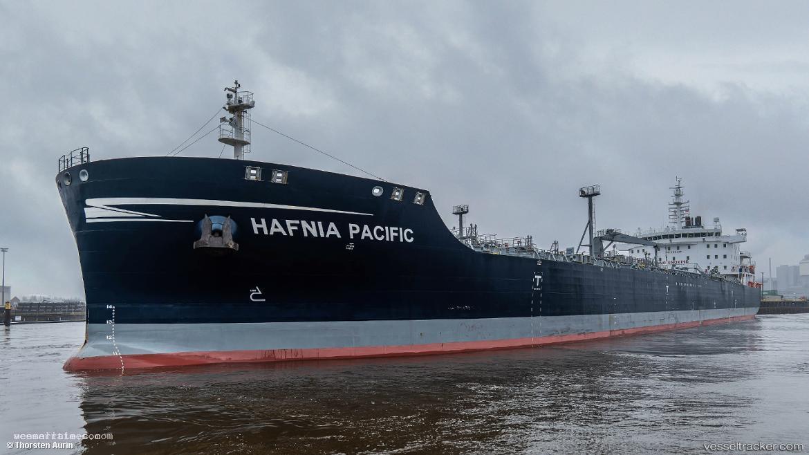 Hafnia-Pacific - Chemical Oil Products Tanker vessel registered in Singapore