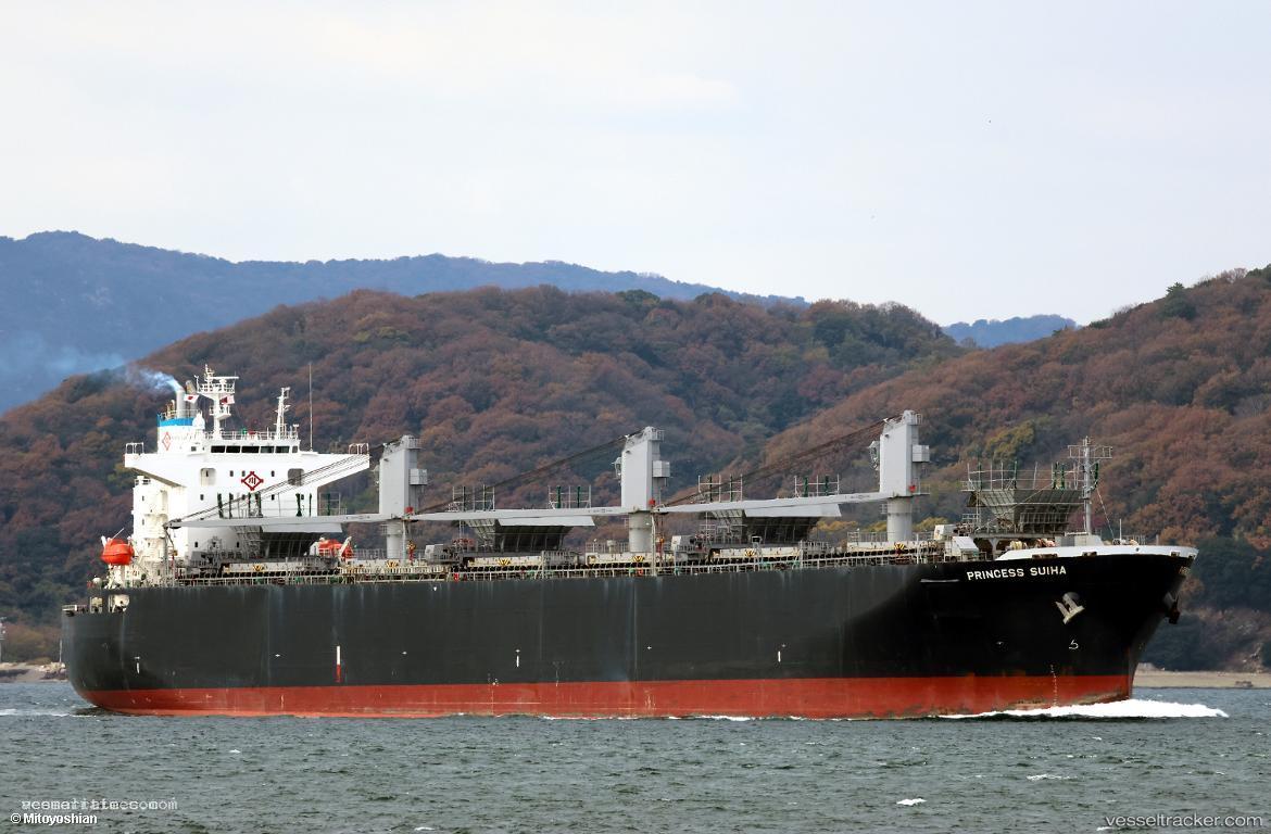Princess-Suiha - Wood Chips Carrier vessel registered in Liberia