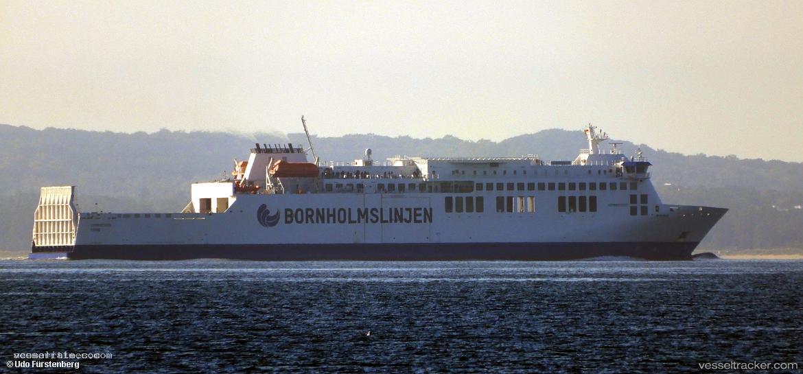 Hammershus - Passenger Ro Ro Cargo Ship vessel registered in Denmark