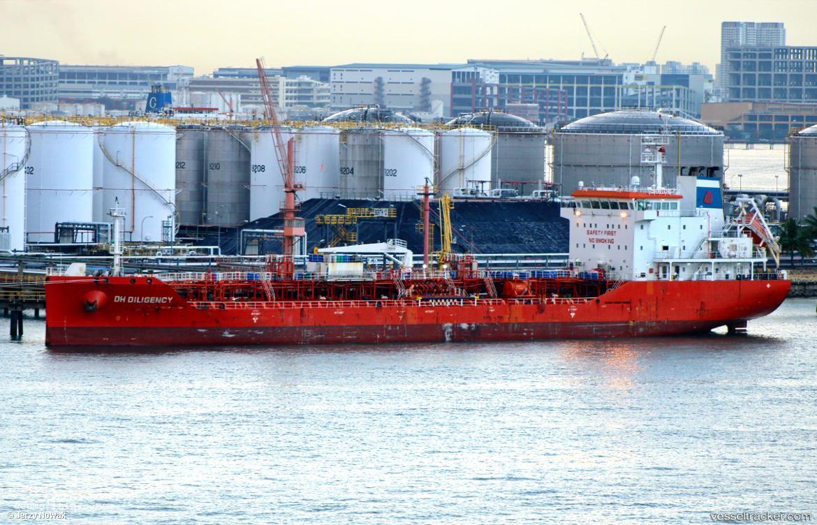 Dh-Diligency - Chemical Oil Products Tanker vessel registered in Singapore