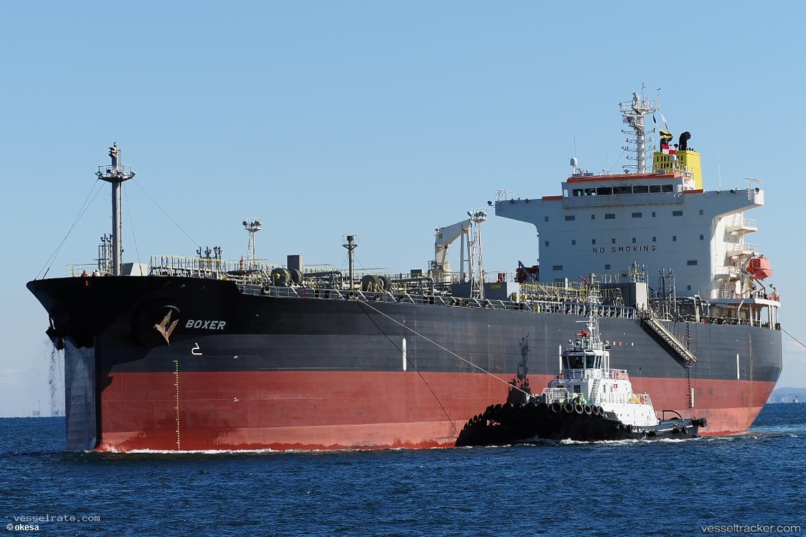 Boxer - Chemical Oil Products Tanker vessel registered in Singapore