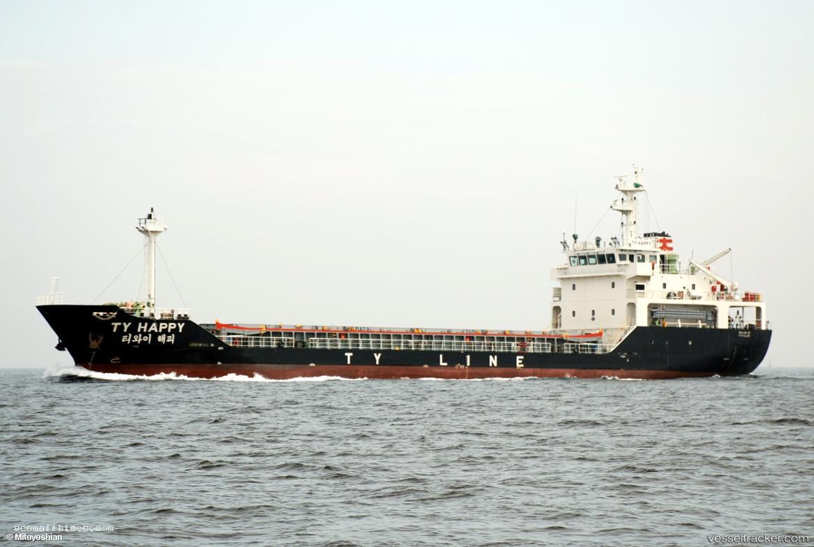 Ty-Happy - General Cargo Ship vessel registered in South Korea