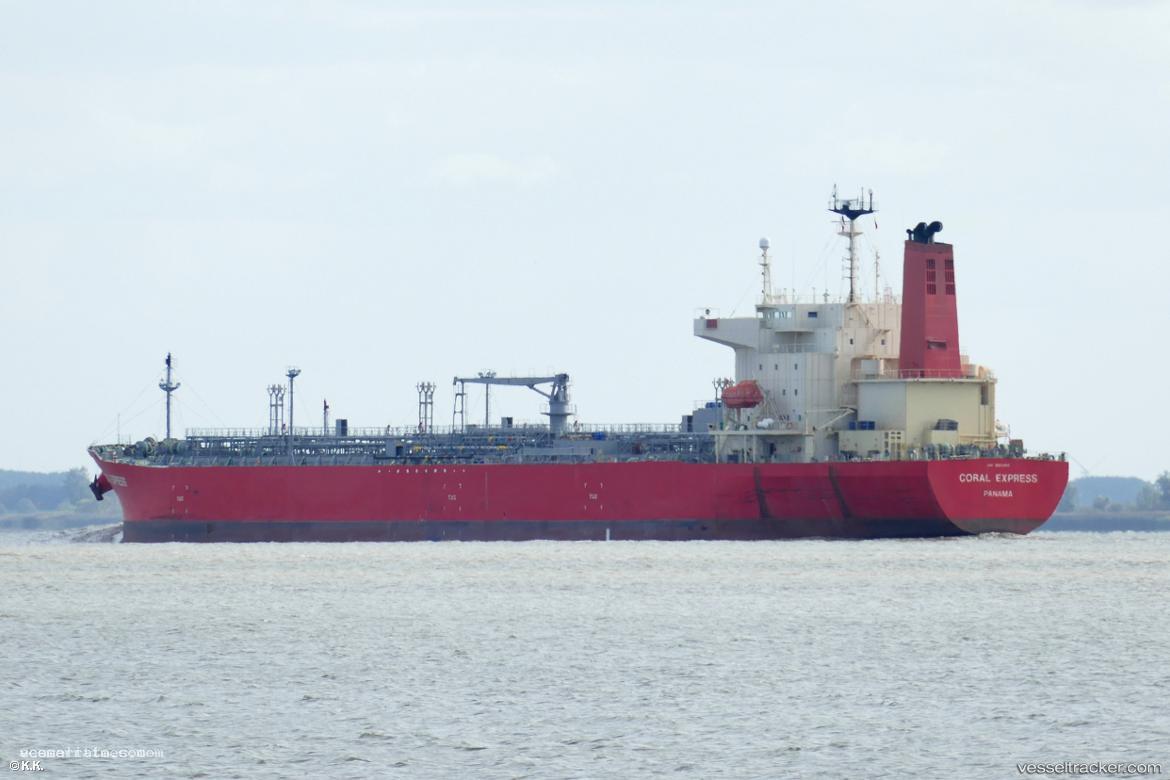Coral-Express - Chemical Oil Products Tanker vessel registered in Panama