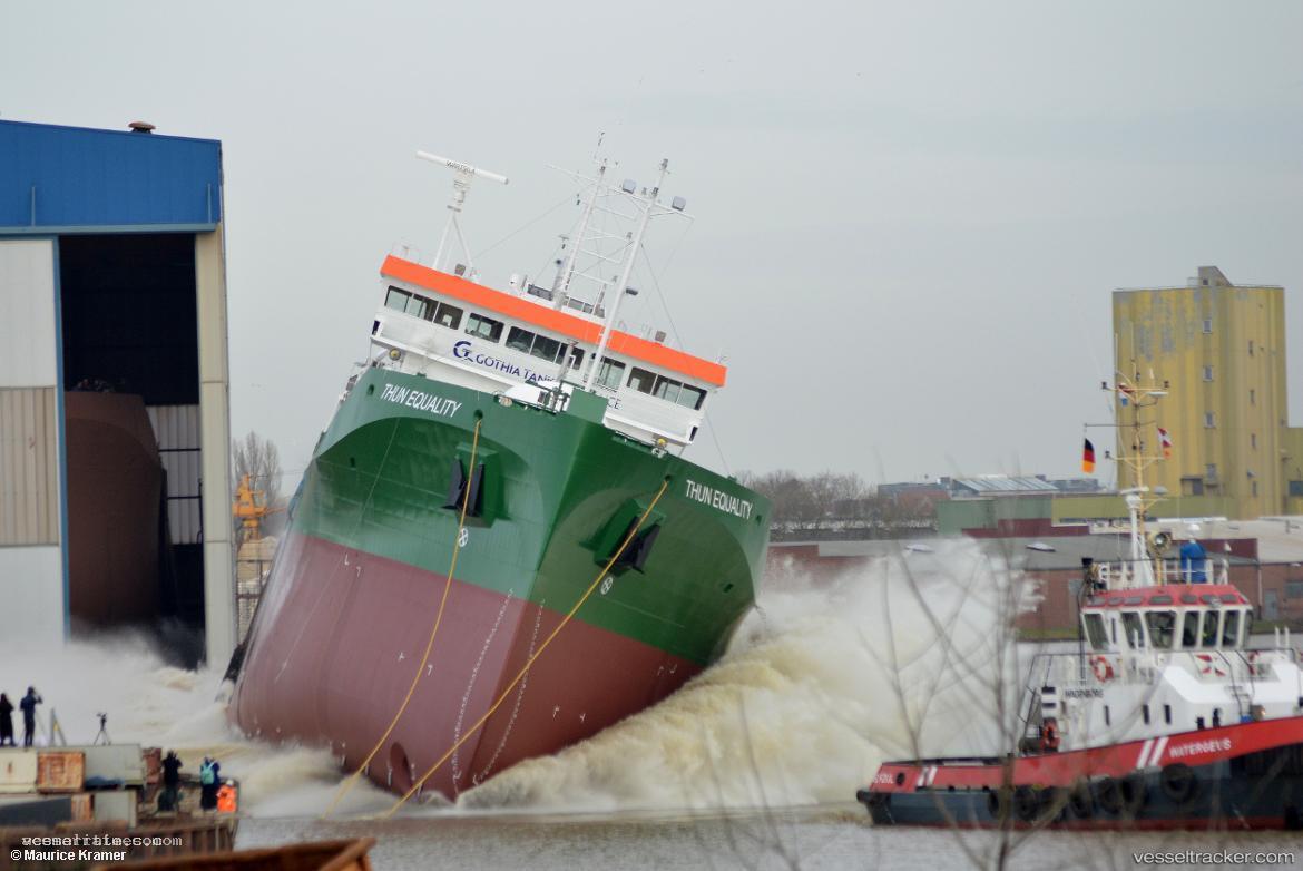 Thun-Equality - Chemical Oil Products Tanker vessel registered in Netherlands
